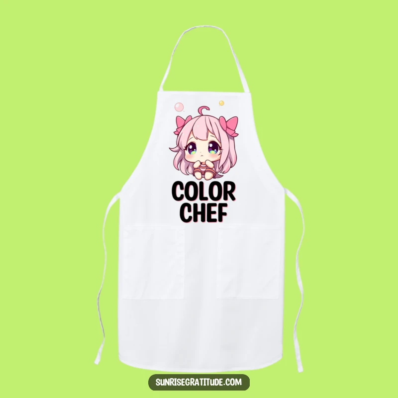 Wonder Sky Character Apron: Cook with Awe and Funny Charm!