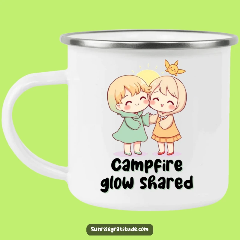 Sunshine Sharing Camping Mug: Warm Adventures, Your Essential Funny Gift!