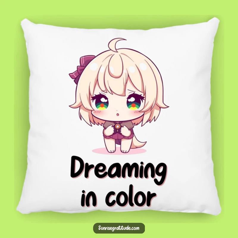 Funny Sparkling Sunrise Eyes Pillow: Comfy Dazzling Morning, Cozy Funny Gift