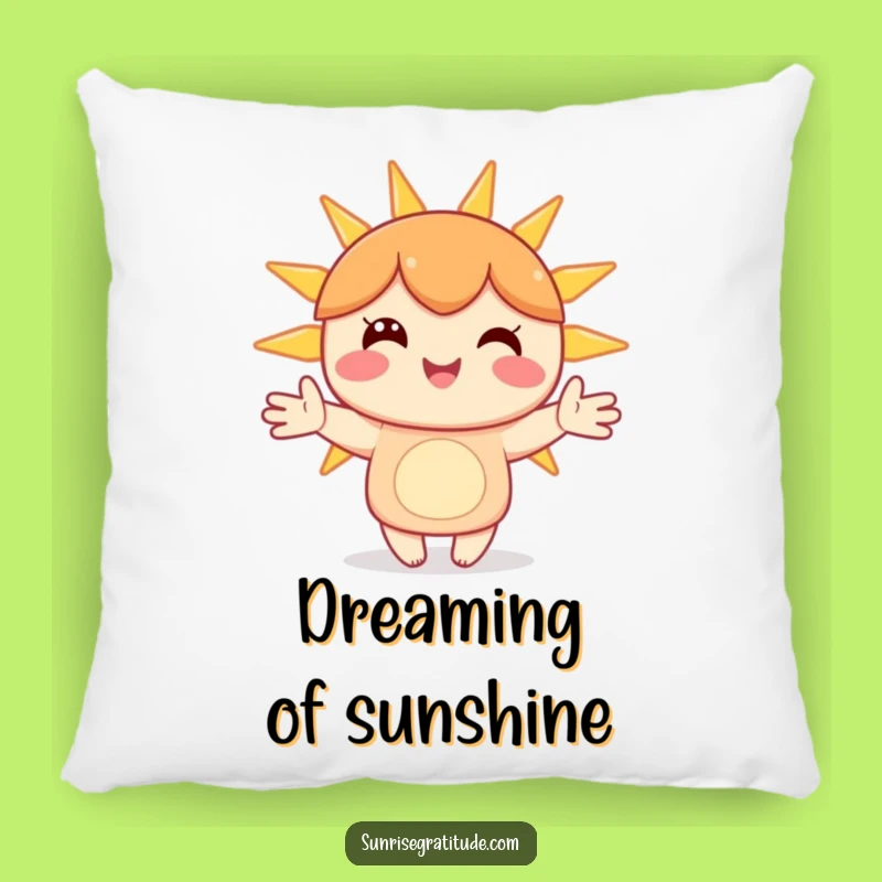Funny Happy Hug Pillow - Character Sunbeam Comfort Gift