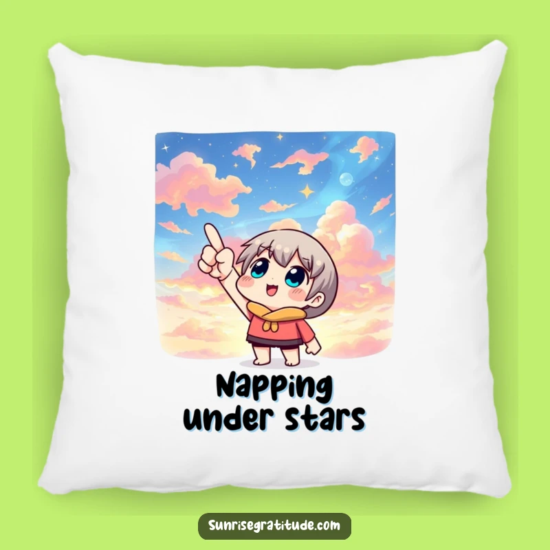 Skyward Pointing Pillow: Cozy Wonder, The Perfect Funny Gift!