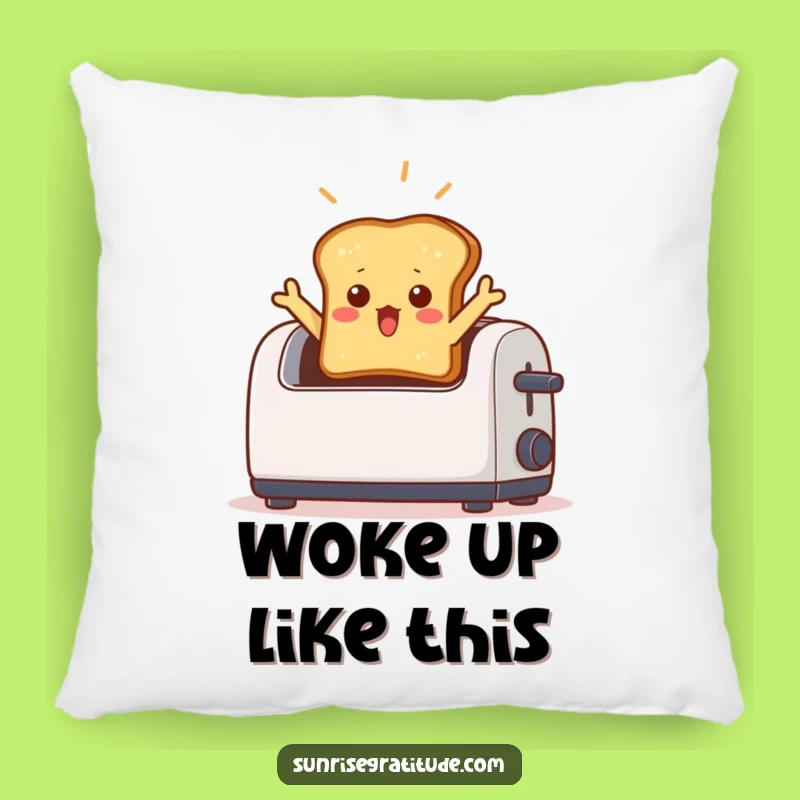 Funny Surprised Toast Pillow: Add a Comfy Dose of Humor to Your Couch!