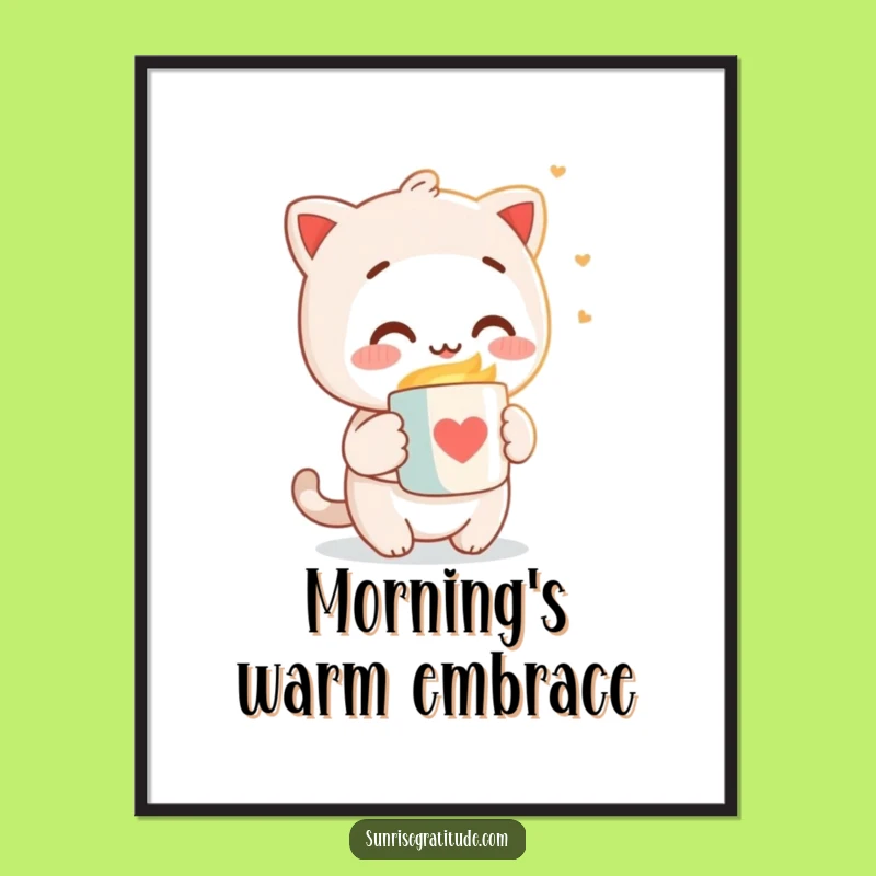 Funny Morning Radiance Digital Art - Character's Warm Welcome Funny Gift