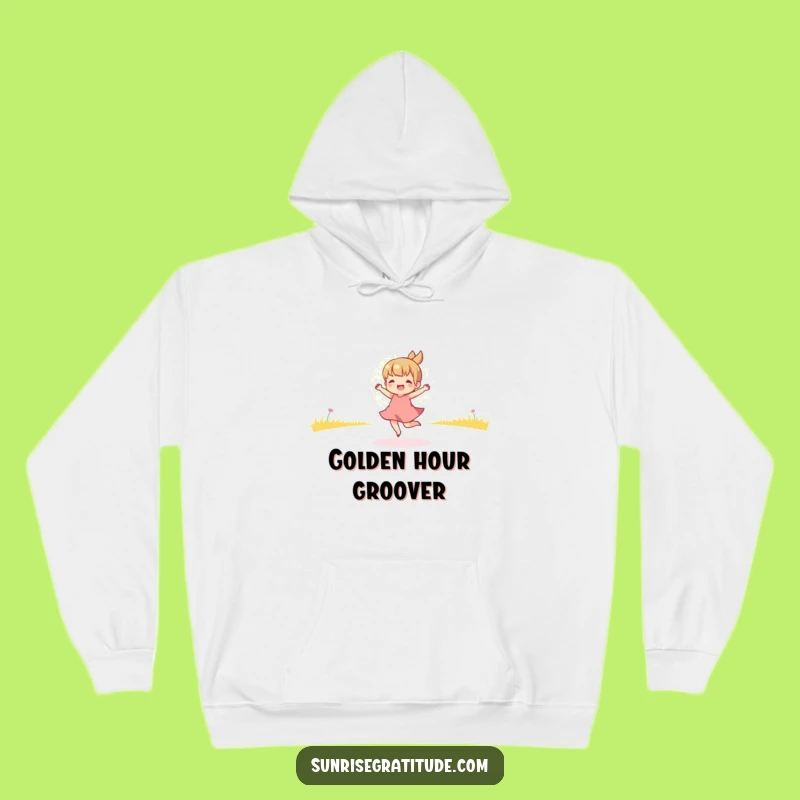 Funny Morning Dancer Hoodie - Cozy Golden Light Dance Sweatshirt, Great Humorous Gift