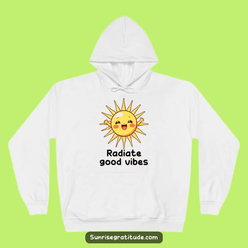 Funny Cheerful Sun Hoodie: Cozy Up with Warmth and Light