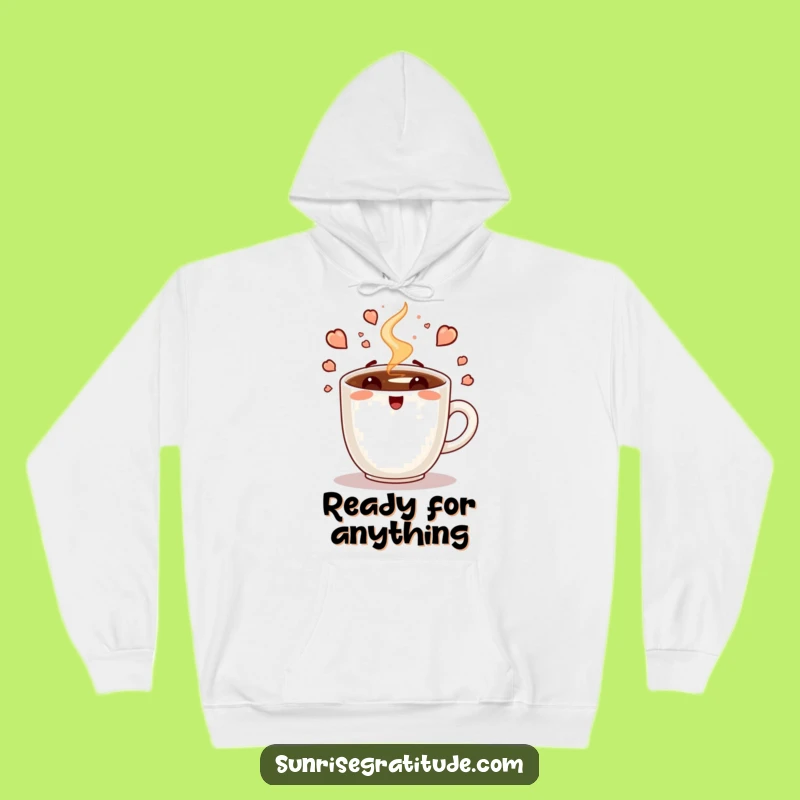 Cozy Funny Enthusiastic Coffee Hoodie: Stay Warm and Energized All Day!