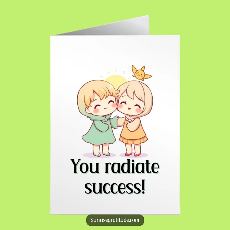 Free Printable Congrats Card: Shared Sunshine Blessing