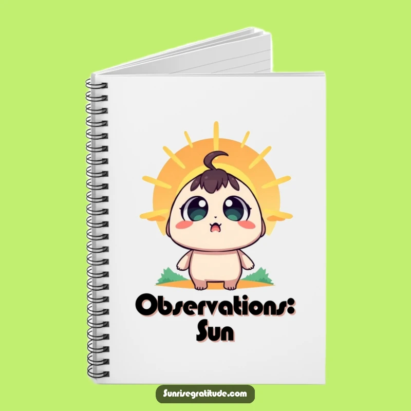 Funny Amazed Sunrise Notebook: Capture Ideas with Wide-Eyed Wonder