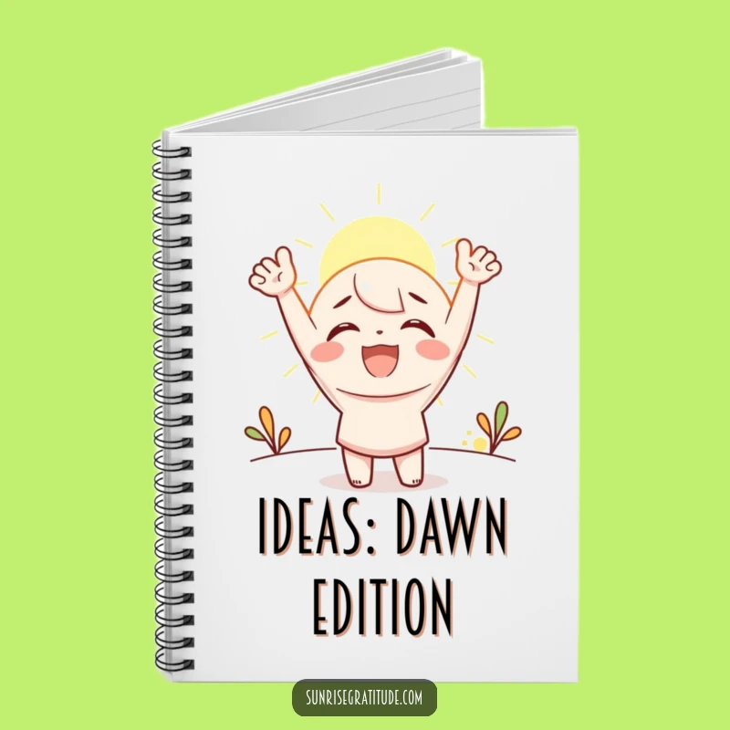 Funny Sunrise Cheer Notebook: Jot Down Ideas with Joyful Inspiration