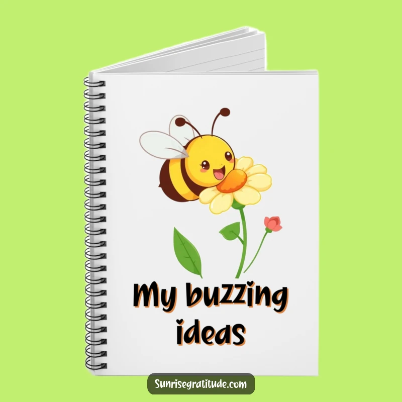 Funny Playful Bee Notebook: Write Happy Buzz Notes, Humorous Gift for Busy Minds