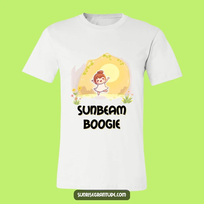 Funny Sunbeam Dance T-Shirt - Playful Character Tee Funny Gift