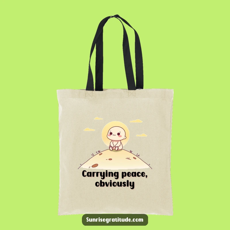 Funny Dawn Hill Character Tote Bag - Eco-Friendly Funny Gift Bag